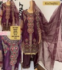 Ethnic Pakistani Indian Designer Fancy Trendy Party  Suit Shalwar Kameez M