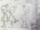 Rugrats 1991 Production Howard E  Bake Signed Hand Drawn Layout Concept Art