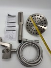 Waterpik Dual Shower Head System Handheld Rainfall Brushed Nickel New