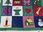 Nwt Vintage Country Estate Christmas Quilt Throw Blanket 50x60 100  Cotton