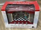 Vintage Mr Christmas Dance At The Diner  Retro Style Am fm Radio Music Box - Nos