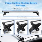 For Vw Jetta 48  Car Top Roof Rack Cross Bar Cargo Bicycle Carrier Aluminum