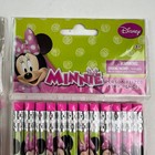 Disney Junior Minnie Mouse Bowtique Wood Pencils 2 Packs Of 12 Pink   Green