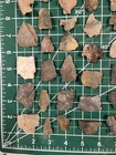 Lot Of 50 Broken Authentic Indian Artifacts Knives Arrowheads Tools Indiana I616