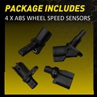 4pcs Abs Wheel Speed Sensor Fits For 2012-18 Ford Focus 2013-2019 Escape Su12393
