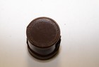 Vintage Leica Leitz Dark Brown Leather Lens Case