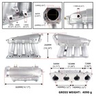 Ultra Street Intake Manifold For Honda K-series K20a K20a2 K20z1 K24a1 - Silver