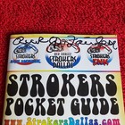 Signed Rick Fairless Strokers Dallas 2012 Pocket Guide motorcycle Biker Icehouse
