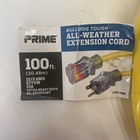 Prime 12 3 100ft Outdoor Extension Cord Lighted End  15a Extra Heavy Duty Sjtow