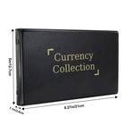 Banknote Currency Holder Album 20 Pages Paper Money Storage Collection Display