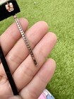 Tous Straight Bar Earrings In Rose Silver Vermeil W  Gemstones