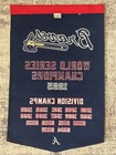 Atlanta Braves World Series And Division Champions Wall Banner Mlb Baseball