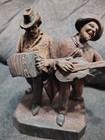 Rare Find Lot Of 4 Hand Carved Wooden Figurines