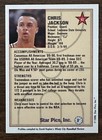 1990 Star Pics Chris Jackson  35 Lsu Signed  smudge  Rookie Basketball Card  62