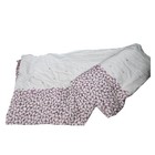 Kate Spade New York Carnation Duvet Cover King Purple Floral Cotton Preppy 