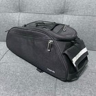 Masiso Panier Bike Bag Black Rear Multi Function Rear Mount Cargo Mount 7 Pocket