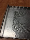 Hand Forged Everlast Metal Hammered Serving Tray - 10x16 Fall Thanksgiving