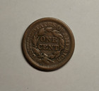 1851 Large Cent  big Penny  Copper Coin Small Pit