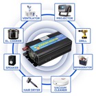 2000w 4000w Pure Sine Wave Power Inverter Dc 12v To 110v Ups Car Battery Charger