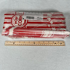 250 Pack Fmp Brands Popcorn Bags 2 Oz Red White Striped Disposable Flat Bottom