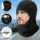 Balaclava Ski Full Face Mask Windproof Fleece Neck Warm For Winter Cold Weather