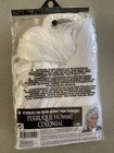 New Colonial Mens Adult Wig Powdered Washington White Costume Halloween Cosplay