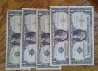 Lot Of 25 Circulated  1 One Dollar Silver Certificate s  001 