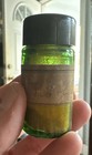 Vintage Small Pharmacy Riboflavin Label Green Glass Apothecary Bottle