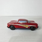 Vintage Tin Litho Red Car Japan Toy Classic Car 