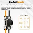 24 Volt 30 Amp 1 Pole Contactor For Hvac Relay 24v 30a Solo Contact