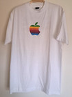 Vtg 1977 Apple Macintosh Computer Rainbow Bite Logo Xl T-shirt Slim Fit