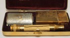 Vintage Gillette Razor Box  Case  Blades  Paperwork Us Army   00022  