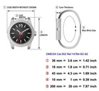 No Tariffs  vintage 1961  Omega Seamaster Cal 552 Automatic Gold Dial 36mm Men s