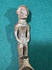 African Tribal  Carved Wooden Figural Spoon  Vintage antique