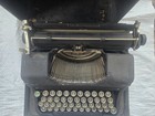 1930s Underwood Universal Portable Manual Typewriter   Case Black Textured Works