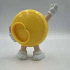 Vintage Mars M m Yellow 3 1 2  Candy Dispenser 1991 Plastic
