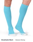 Fitrell 2 Pack Baseball Soccer Softball Socks For Medium  Light Blue  2 Pack 