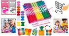 Weaving Loom Kit Acrylic Kids Adults Crafts Potholder Loops Gift