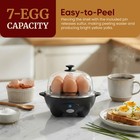 Elite Gourmet Egc-007b  Rapid Egg Cooker  7 Easy-to-peel  Hard  Medium  Soft    