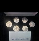 1992 Ussr Olympic Commemorative Proof Set Coins Uncirculated Boxed
