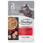 Classic Starters Shredded Chicken beef Gourmet Cat Treats In Broth 1 4 Oz 5pack