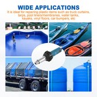 1600w Hot Air Gun Welding Torch Heat Gun Plastic Welder Kit W  Nozzles Roller