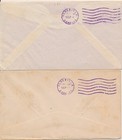  797 Great Smoky Mountains Mini Sheet First Day Covers Lot Of 2 To Venezuela