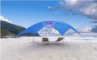 Alycaso Beach Wind Shade Canopy  Sun Shelter 150 Square Feet  Regatta Jellyfish