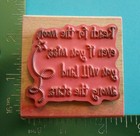 Stampabilities For The Moon Saying Rubber Stamp F1238