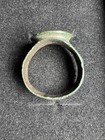 Authentic Medieval Bronze Signet Ring With Bird     Ca  1000   1200 Ad