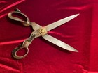Vintage 14    R  Heinisch Inventior Newark Nj Usa Steel   Brass Tailor Shears