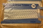 New 27 Yards Old Stock Vintage White Lace 1 2    Pretty Trim    81 Feet Nos