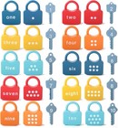 Kids Learning Locks With Keys Numbers Matching   Counting Montessori Educational