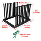 Steel Windshield Rack 5-10 Slot Lite Auto Glass Cargo Rack W  Rubber Pad